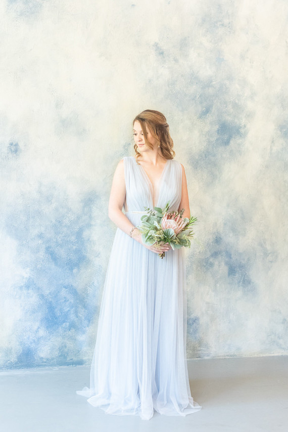 Blue wallpaper backdrop