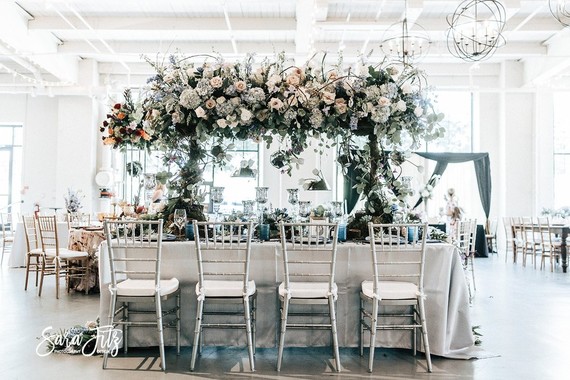 Large floral centerpiece