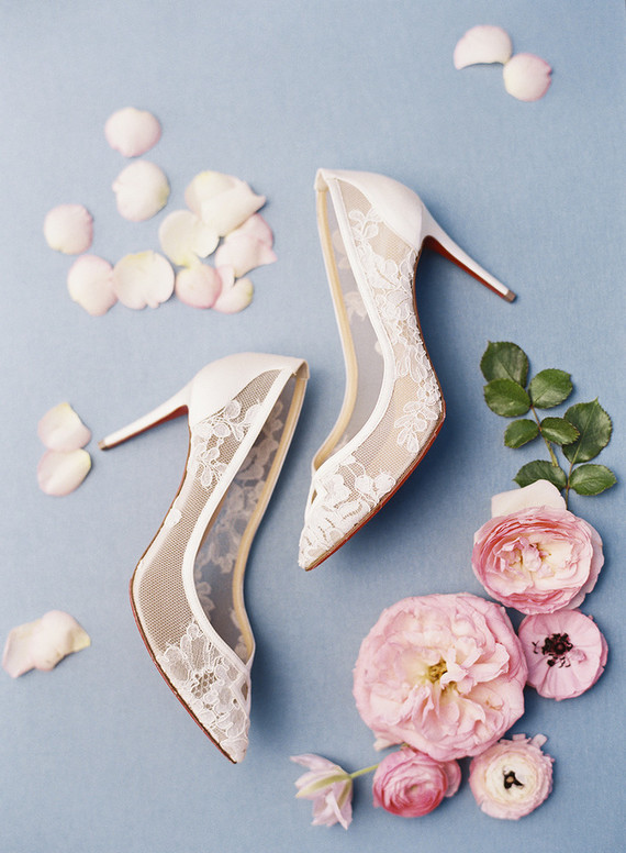 Whimsical pink and blue music-inspired wedding at Allied Arts Guild in Menlo Park