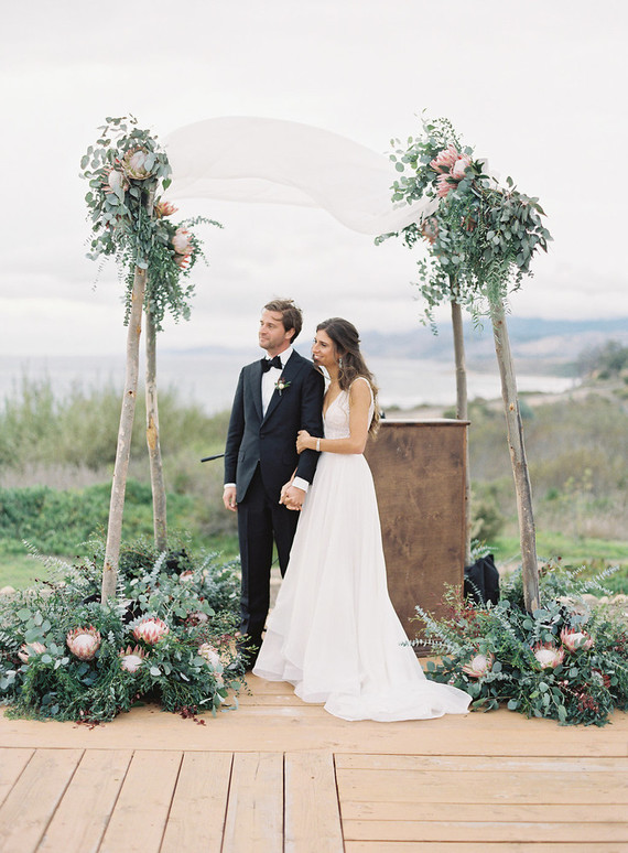 Classic California wedding in an old greenhouse at The Orchid in Santa Barbara