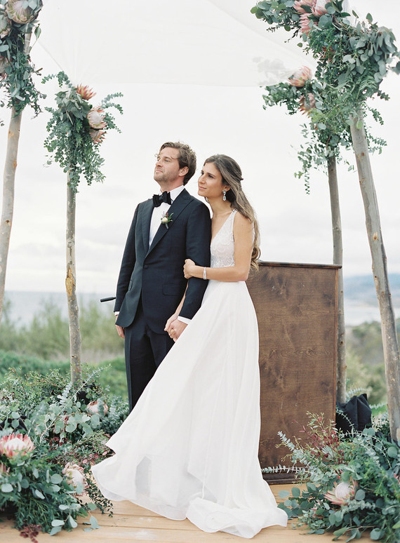 Classic California wedding in an old greenhouse at The Orchid in Santa Barbara