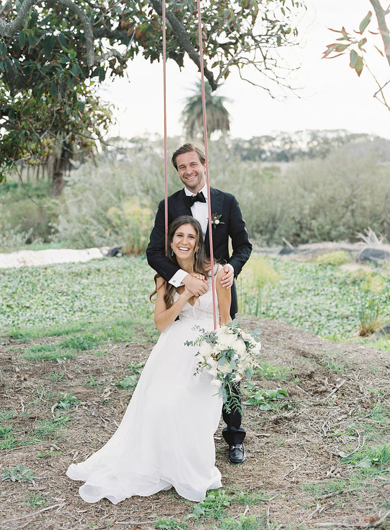 Classic California wedding in an old greenhouse at The Orchid in Santa Barbara