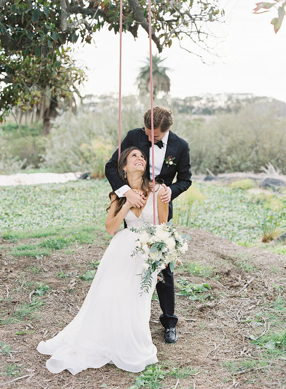 Classic California wedding in an old greenhouse at The Orchid in Santa Barbara Inspiration
