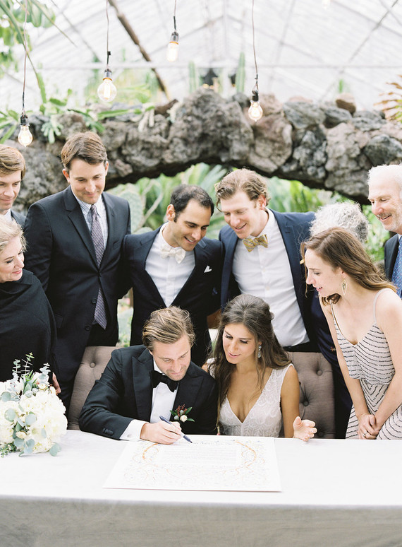 Classic California wedding in an old greenhouse at The Orchid in Santa Barbara