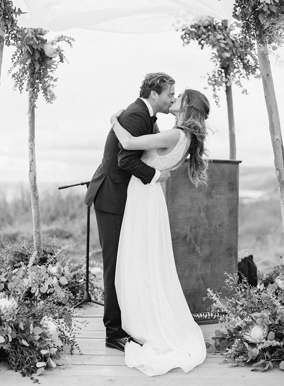 Classic California wedding in an old greenhouse at The Orchid in Santa Barbara
