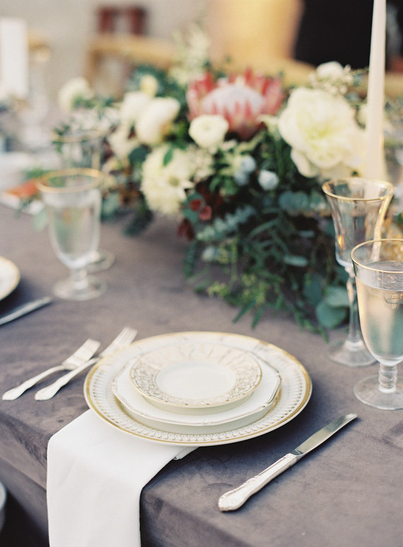 Classic California wedding in an old greenhouse at The Orchid in Santa Barbara Inspiration