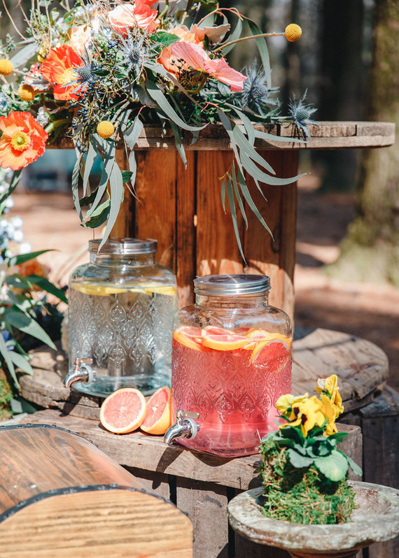 Whimsical woodland floral wedding inspiration with macrame details
