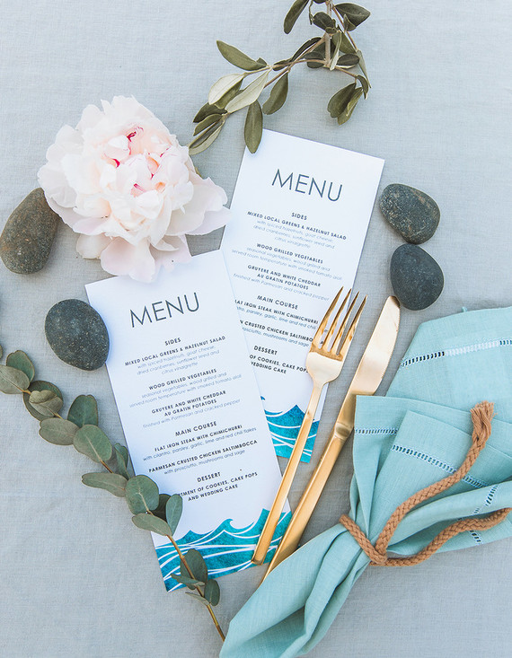 Surf inspired beach wedding in Montauk with the world's cutest dress