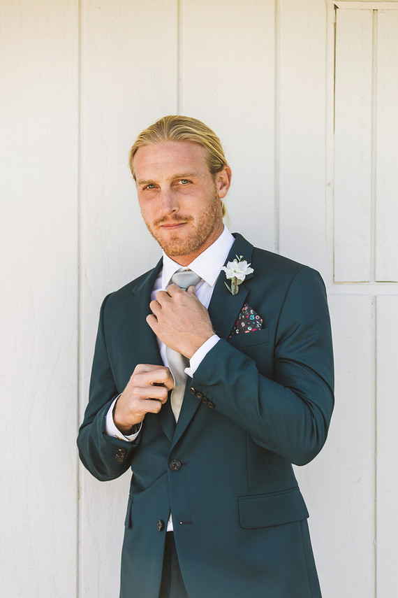Surf inspired beach wedding in Montauk with the world's cutest dress