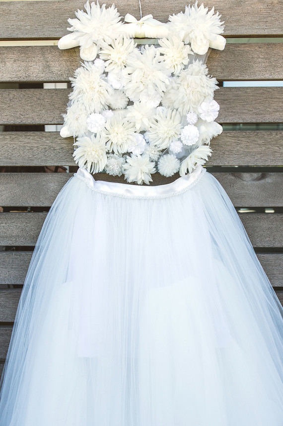 Surf inspired beach wedding in Montauk with the world's cutest dress