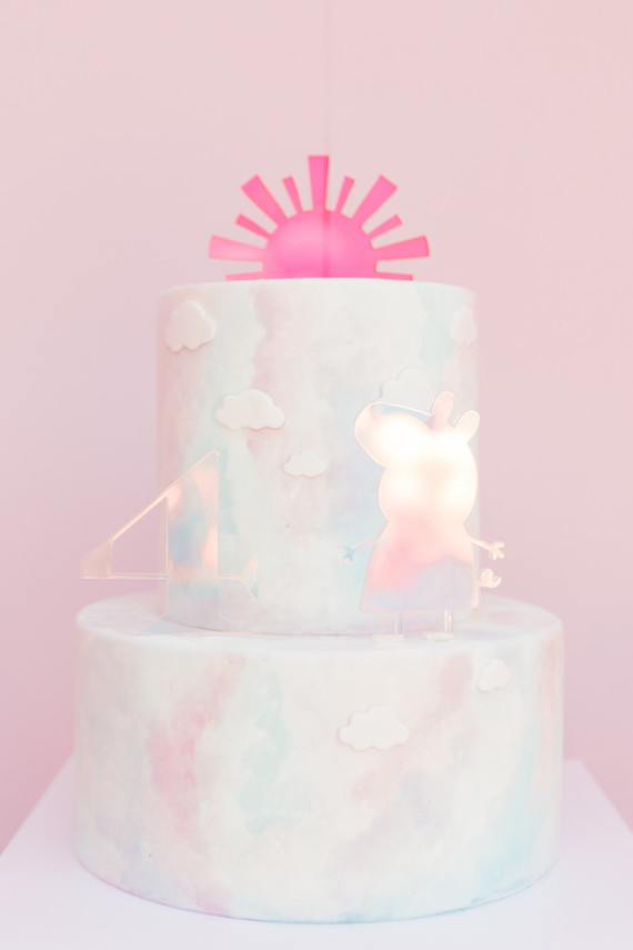 Modern Peppa Pig girl's birthday party Inspiration