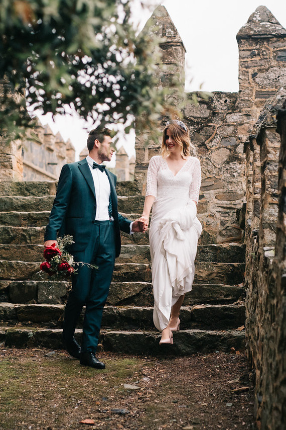 Elegant spanish wedding ideas at Castell de Riudabella in Spain