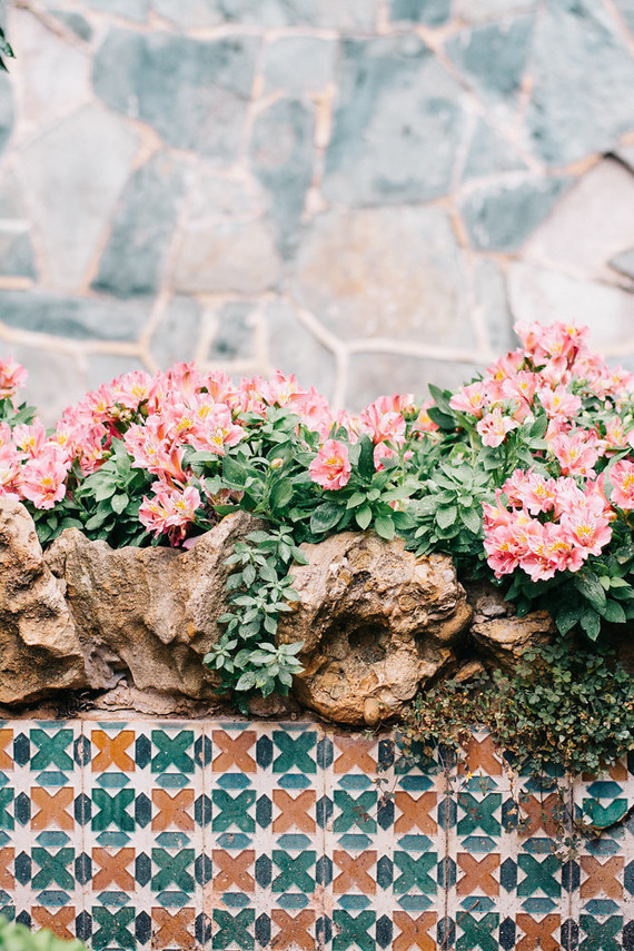 Elegant spanish wedding ideas at Castell de Riudabella in Spain