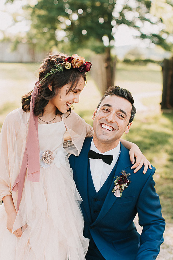 Romantic jewel tone fall wedding in Indiana