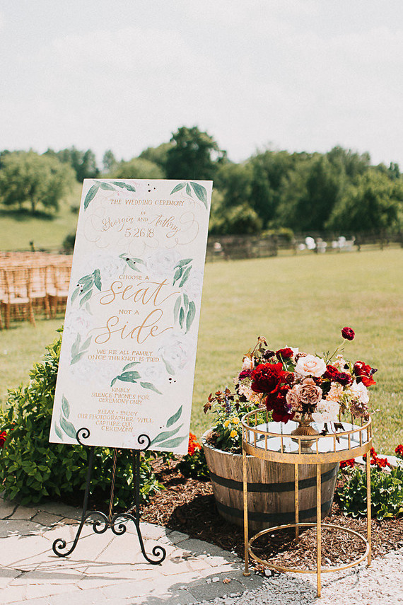 Romantic jewel tone fall wedding in Indiana