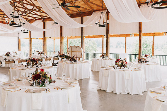 Romantic jewel tone fall wedding in Indiana Inspiration