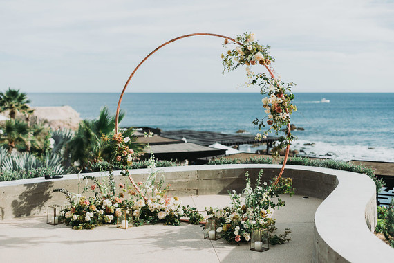 Romantic Cabo wedding at the Cape Hotel
