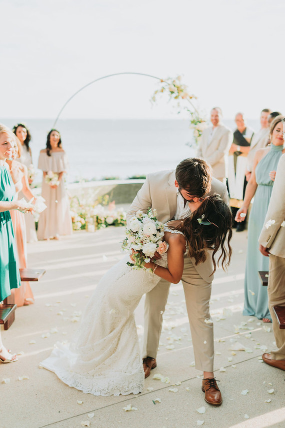 Romantic Cabo wedding at the Cape Hotel