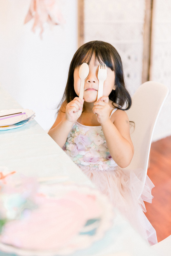 Pastel mermaid birthday party