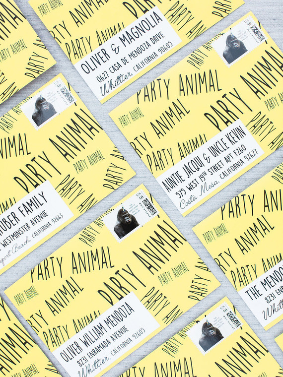 Party like an animal first birthday