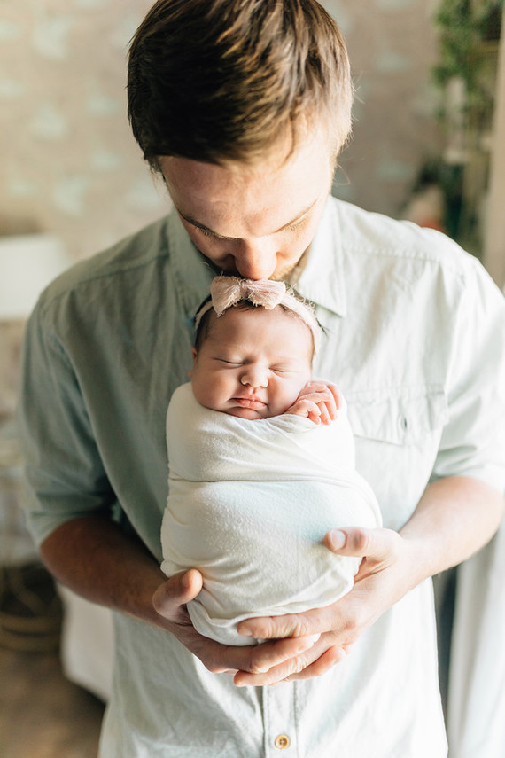 Vintage modern girl's nursery