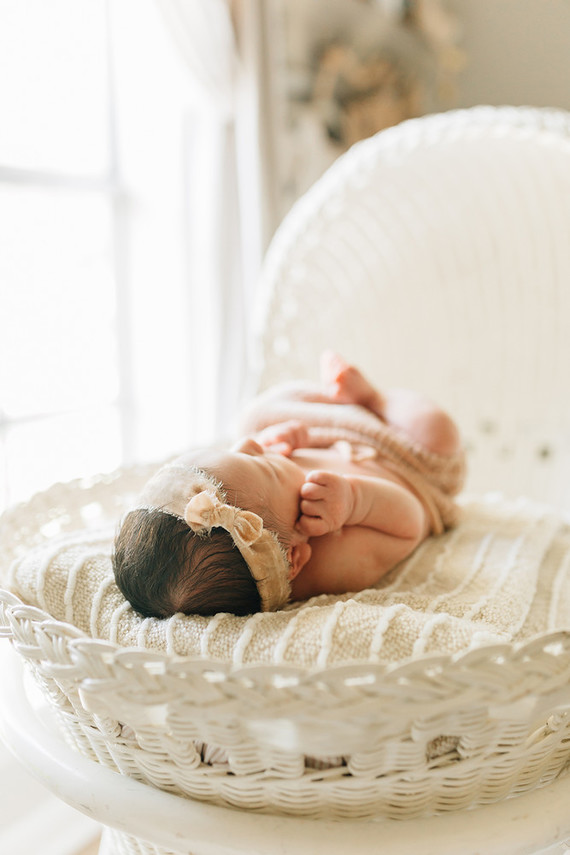 Vintage modern girl's nursery