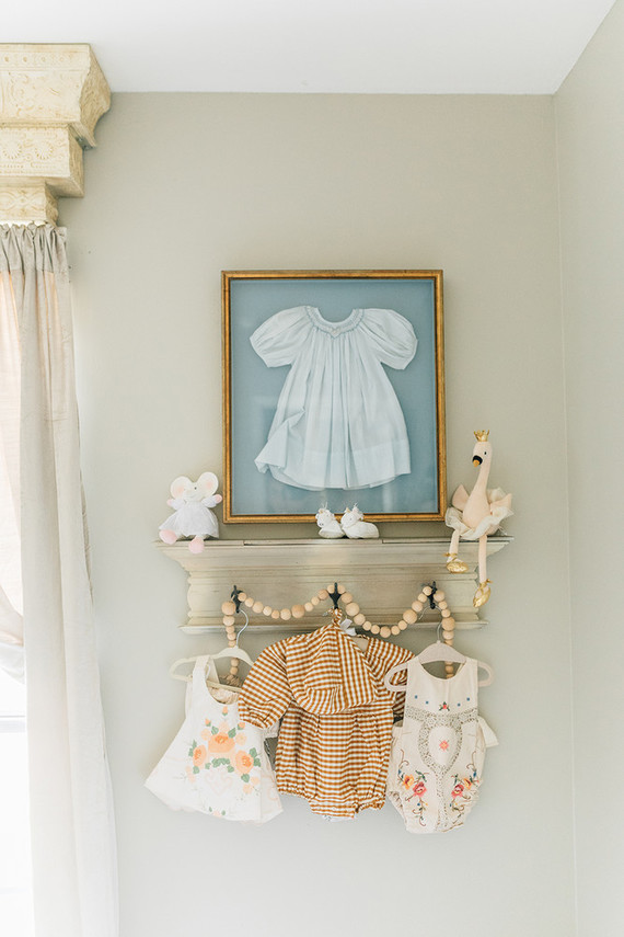 Vintage modern girl's nursery