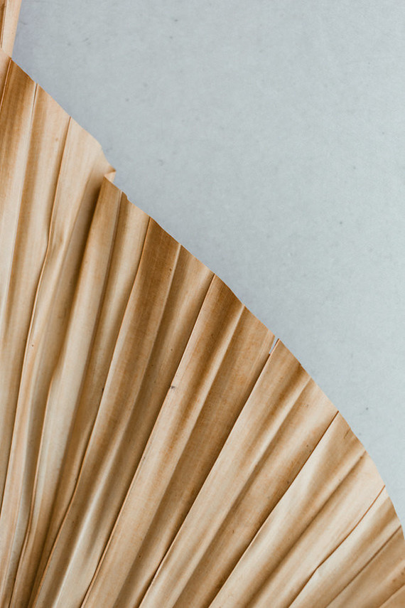 Modern french tropical wedding ideas with dried flowers