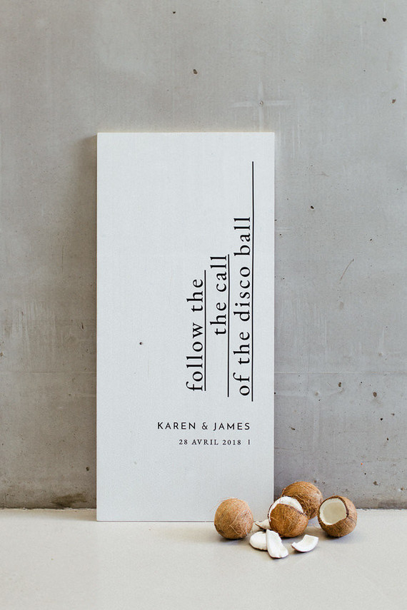 Modern french tropical wedding ideas with dried flowers