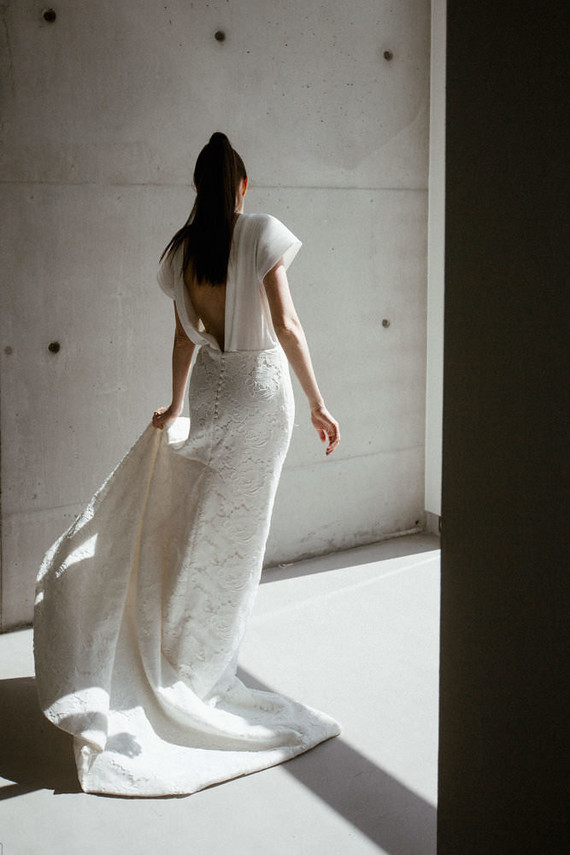 Modern french tropical wedding ideas with dried flowers