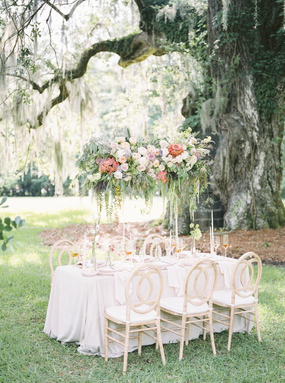 Ultra romantic southern wedding at Magnolia Plantation and Gardens in Charleston Inspiration