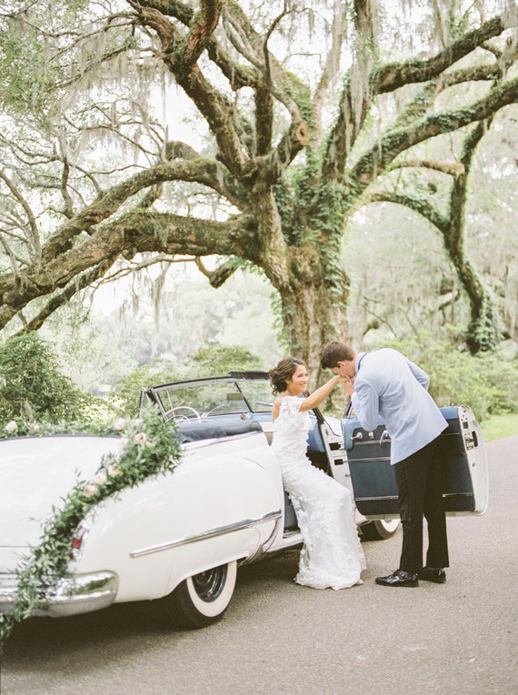 Ultra romantic southern wedding at Magnolia Plantation and Gardens in Charleston