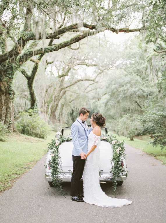 Ultra romantic southern wedding at Magnolia Plantation and Gardens in Charleston
