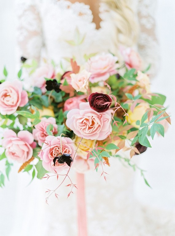 Gorgeous fine art fall wedding at the White Sparrow Barn in Dallas Inspiration