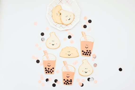 Boba tea themed baby shower Inspiration
