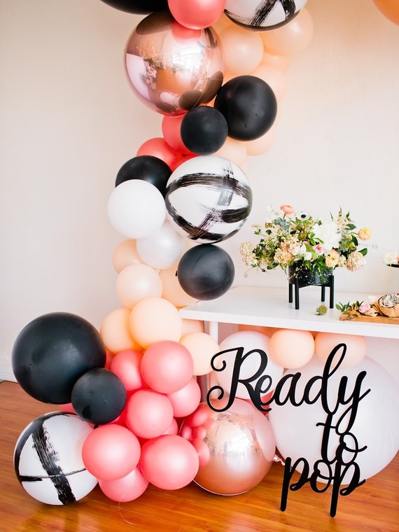 Boba tea themed baby shower