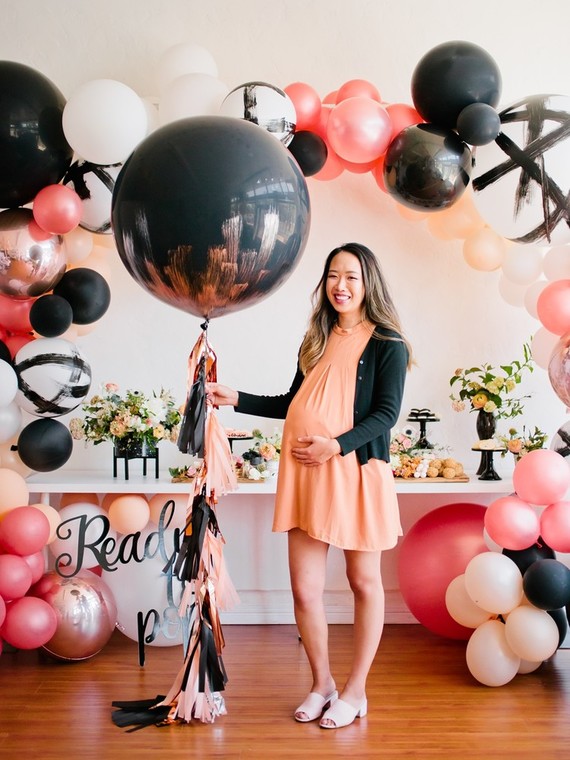 Boba tea themed baby shower