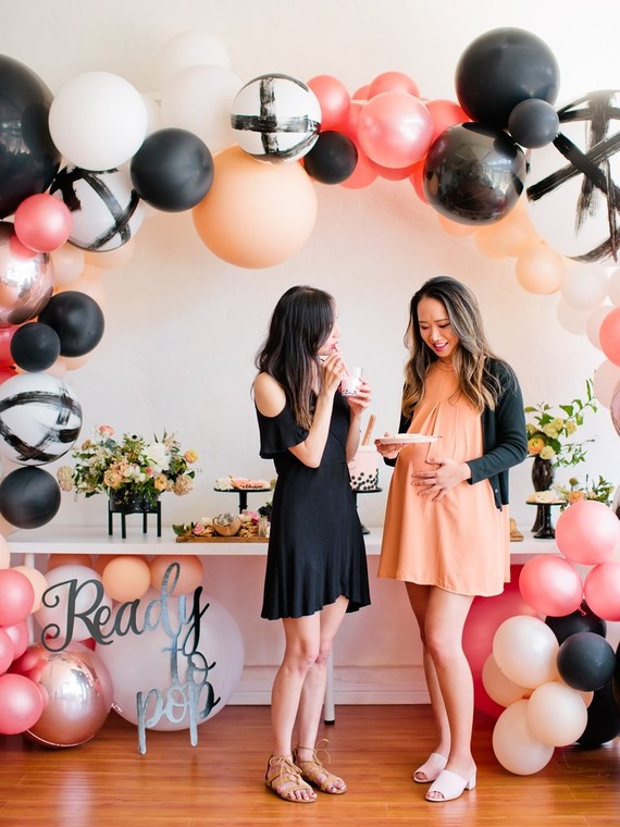 Boba tea themed baby shower