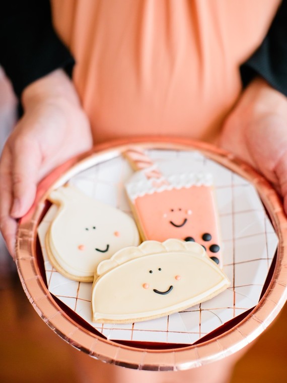 Boba tea themed baby shower