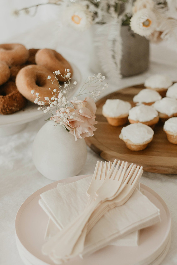 Blushy baby girl's 1st birthday from Kelli Murray