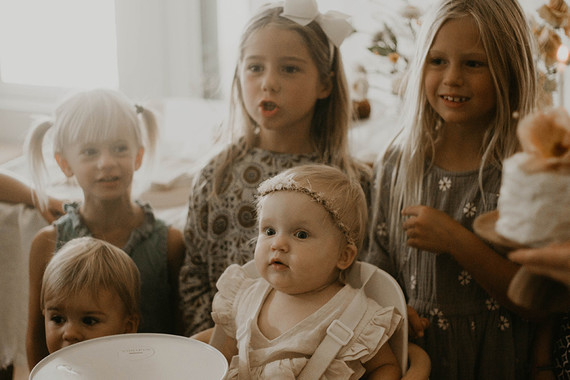 Blushy baby girl's 1st birthday from Kelli Murray Inspiration