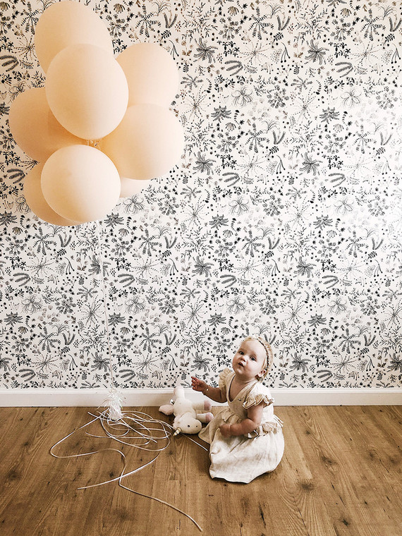 Blushy baby girl's 1st birthday from Kelli Murray