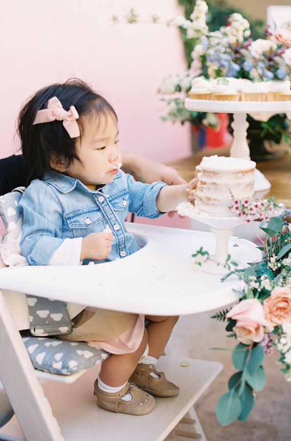 Flower market 1st birthday party