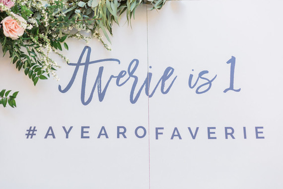 Flower market 1st birthday party