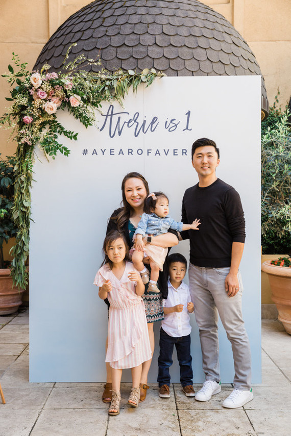 Flower market 1st birthday party