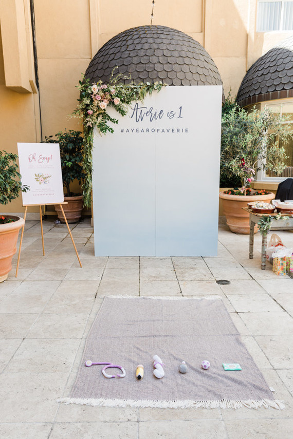 Flower market 1st birthday party