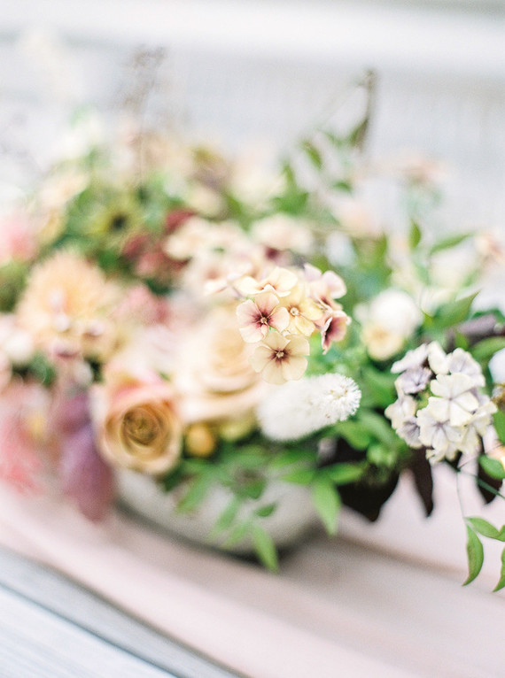 Autumnal Danish Hygge inspired wedding editorial with a gorgeous floral installation