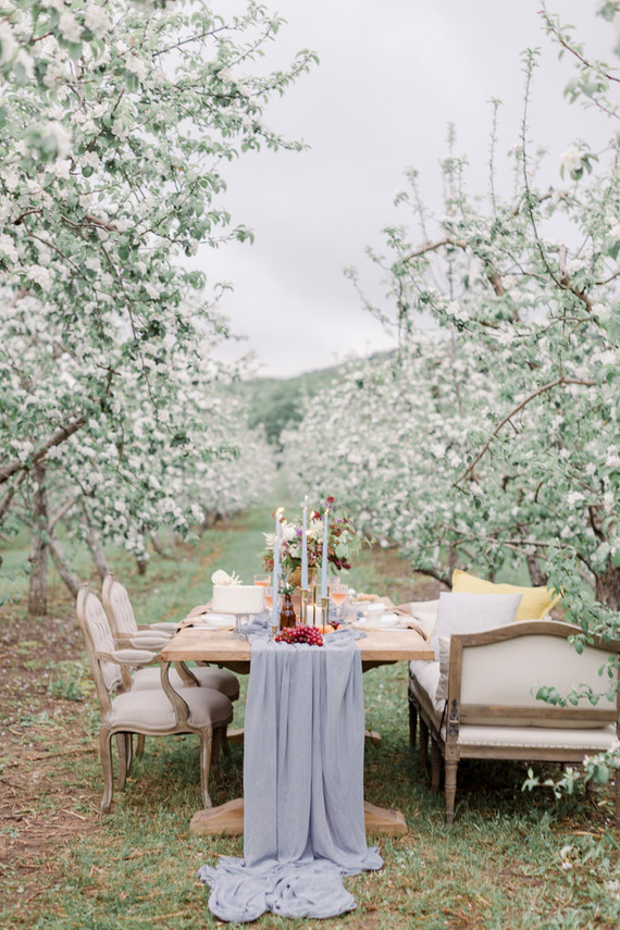 Apple orchard wedding inspiration in Mont Saint Hilaire, Quebec