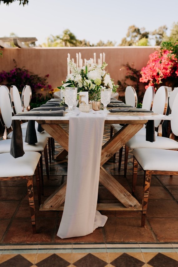 Sophisticated family wedding at Rancho Valencia in San Diego Inspiration