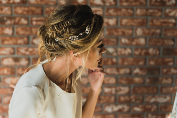 Modern minimal Icelandic wedding editorial at The Lake House